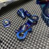 Billet engine case Dio50 Af18 Af27 with electric starter cnc machined for upgrade to 125cc "Bullet"  - pictures 18 - rights to u