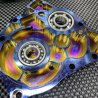 Billet engine case Dio50 Af18 Af27 with electric starter cnc machined for upgrade to 125cc "Bullet"  - pictures 16 - rights to u