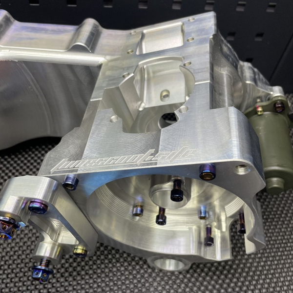 Billet engine case Dio50 Af18 Af27 with electric starter cnc machined for upgrade to 125cc "Bullet"  - pictures 11 - rights to u