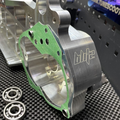 Engine case Dio50 180cc Af18 Af27 billet "Blitz" with electric starter cnc machined - pictures 10 - rights to use Tunescoot Engine case Dio50 180cc Af18 Af27 billet "Blitz" with electric starter cnc machined - pictures 10 - rights to use Tunescoot