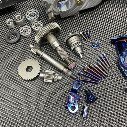 Engine case Dio50 180cc Af18 Af27 billet "Blitz" with electric starter cnc machined - pictures 15 - rights to use Tunescoot Engine case Dio50 180cc Af18 Af27 billet "Blitz" with electric starter cnc machined - pictures 15 - rights to use Tunescoot