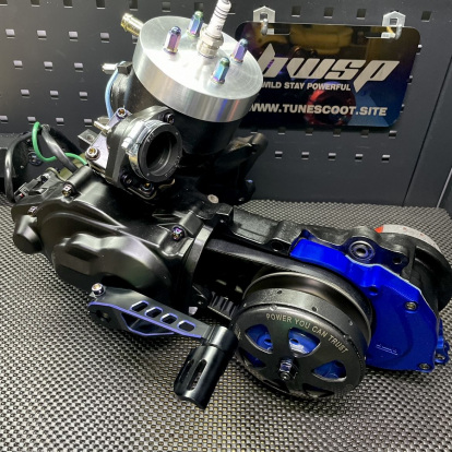 L/c engine 125cc "Emerald" with round cylinder kit 54mm crankshaft 53mm  - 2 L/c engine 125cc "Emerald" with round cylinder kit 54mm crankshaft 53mm  - 2