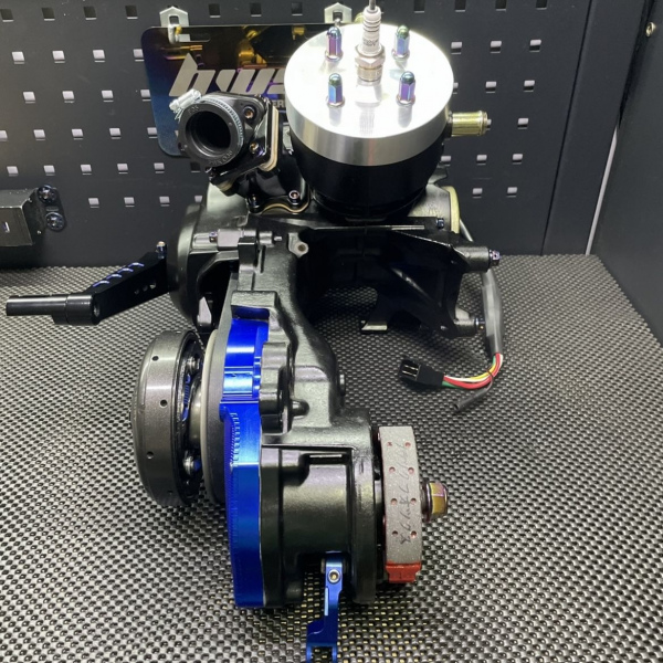 L/c engine 125cc "Emerald" with round cylinder kit 54mm crankshaft 53mm  - 5