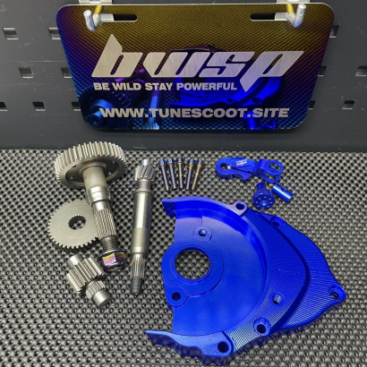 Gears box lid for Dio50 Af18 and CNC CASES tarnsmission with modified secondary gears - pictures 4 - rights to use Tunescoot