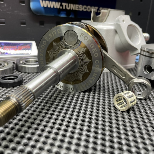 Dio50 130cc water cooling kit with 56mm ceramic cylinder and 53mm crankshaft  - 9