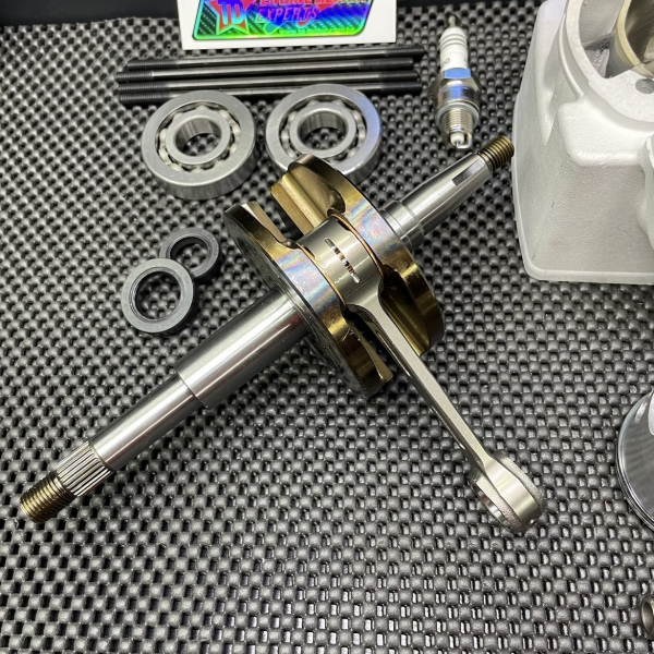 Big bore kit 125cc Dio50 water cooling with 54mm ceramic cylinder and 53mm crankshaft  - 9