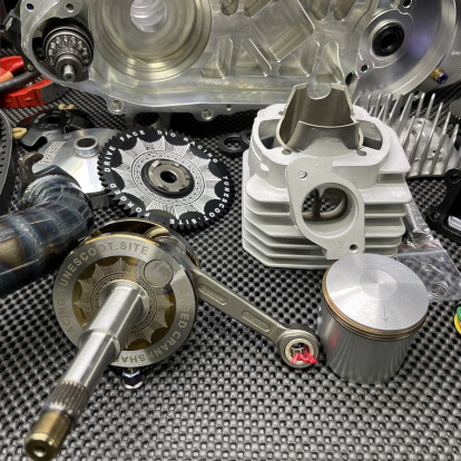 Engine kit 125cc Dio50 with electric starter billet crankcase cylinder 54mm and crankshaft 53mm  - 5 Engine kit 125cc Dio50 with electric starter billet crankcase cylinder 54mm and crankshaft 53mm  - 5