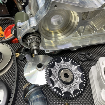 Engine kit 125cc Dio50 with electric starter billet crankcase cylinder 54mm and crankshaft 53mm  - 8 Engine kit 125cc Dio50 with electric starter billet crankcase cylinder 54mm and crankshaft 53mm  - 8