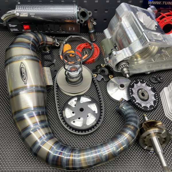 Engine kit 125cc Dio50 with electric starter billet crankcase cylinder 54mm and crankshaft 53mm  - 10