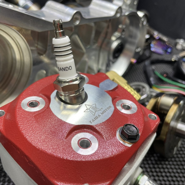 Engine kit 130cc Dio50 water cooling with cylinder 56mm crankshaft 53mm billet crankcase and electric starter  - 6