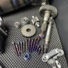 Engine kit 130cc Dio50 water cooling with cylinder 56mm crankshaft 53mm billet crankcase and electric starter  - pictures 15 - r