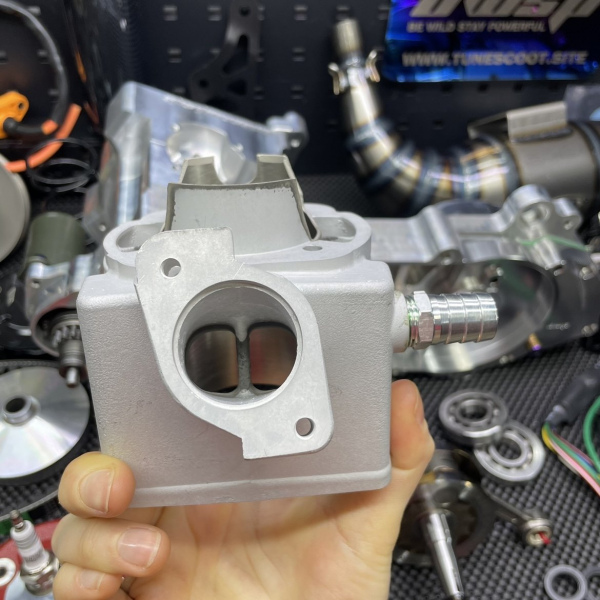 Engine kit 130cc Dio50 water cooling with cylinder 56mm crankshaft 53mm billet crankcase and electric starter  - 18