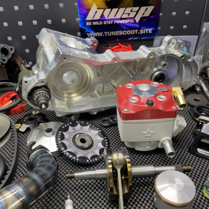 Dio50 engine kit 125cc l/c with cylinder 54mm crankshaft 53mm billet crankcase and electric starter  - 2 Dio50 engine kit 125cc l/c with cylinder 54mm crankshaft 53mm billet crankcase and electric starter  - 2