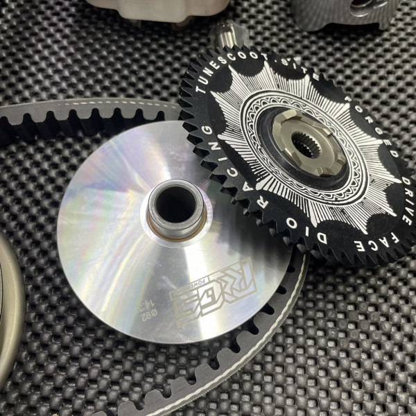 Engine kit 130cc Dio50 water cooling with cylinder 56mm crankshaft 53mm billet crankcase and electric starter  - 19