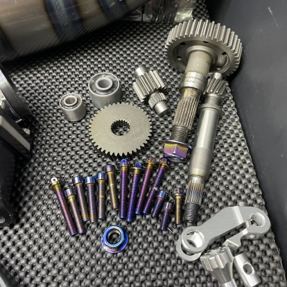 Engine kit 130cc a/c Dio50 with cylinder 56mm air cooling and crankshaft 53mm electric starter billet crankcase  - 13 Engine kit 130cc a/c Dio50 with cylinder 56mm air cooling and crankshaft 53mm electric starter billet crankcase  - 13