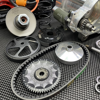 Engine kit 130cc a/c Dio50 with cylinder 56mm air cooling and crankshaft 53mm electric starter billet crankcase  - 15 Engine kit 130cc a/c Dio50 with cylinder 56mm air cooling and crankshaft 53mm electric starter billet crankcase  - 15