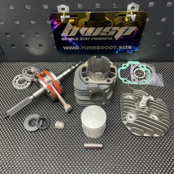 Big bore kit 110cc Jog90 air cooled cylinder 54mm crankshaft 45mm - pictures 1 - rights to use Tunescoot