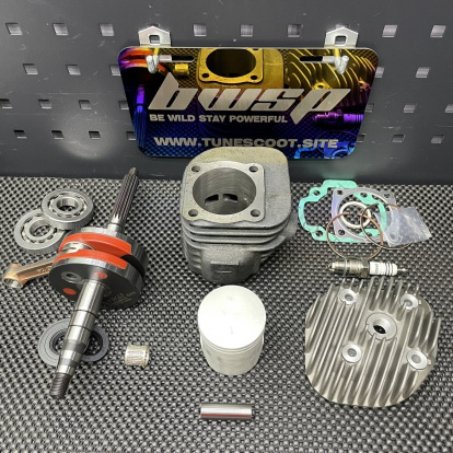Big bore kit 110cc Jog90 air cooled cylinder 54mm crankshaft 45mm  - pictures 3 - rights to use Tunescoot Big bore kit 110cc Jog90 air cooled cylinder 54mm crankshaft 45mm  - pictures 3 - rights to use Tunescoot