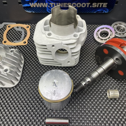 Jog90 big bore kit 110cc with 54mm ceramic cylinder and 45mm crankshaft  - pictures 4 - rights to use Tunescoot Jog90 big bore kit 110cc with 54mm ceramic cylinder and 45mm crankshaft  - pictures 4 - rights to use Tunescoot