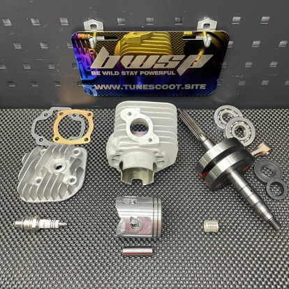 Jog90 big bore kit 110cc with 54mm ceramic cylinder and 45mm crankshaft  - pictures 2 - rights to use Tunescoot Jog90 big bore kit 110cc with 54mm ceramic cylinder and 45mm crankshaft  - pictures 2 - rights to use Tunescoot