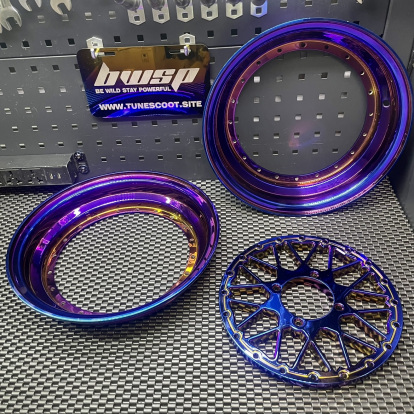 Ruckus Lego wheels "Skeleton" billet custom rims fatty wheel set  - 9