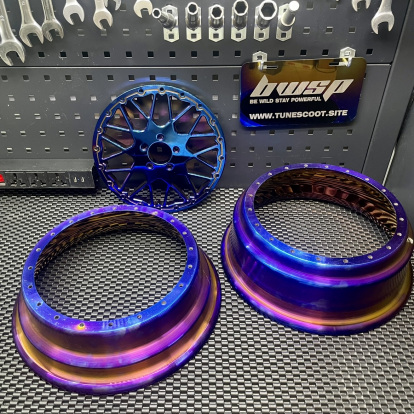 Ruckus Lego wheels "Skeleton" billet custom rims fatty wheel set  - 15