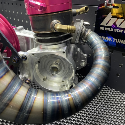 Welded exhaust pipe for Dio50 180cc modified engine "Snake"  - pictures 5 - rights to use Tunescoot Welded exhaust pipe for Dio50 180cc modified engine "Snake"  - pictures 5 - rights to use Tunescoot