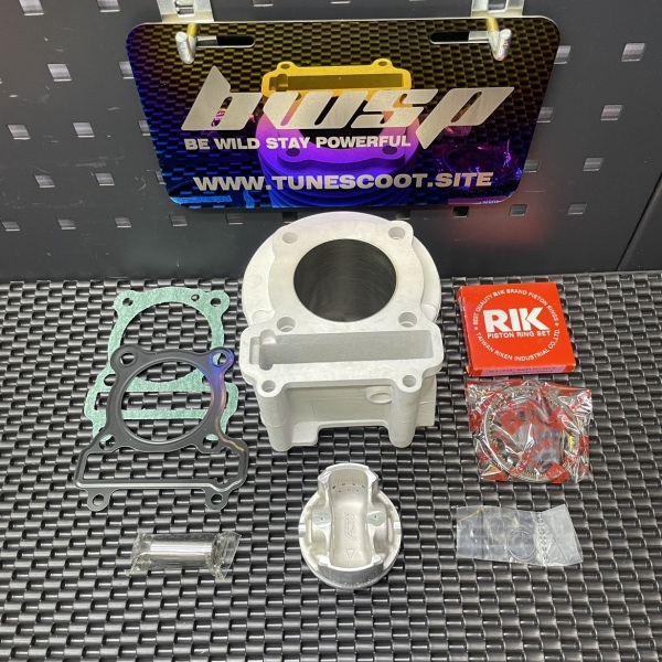 Ceramic cylinder kit 59mm for Bws125 Zuma125 Cygnus125  - pictures 2 - rights to use Tunescoot