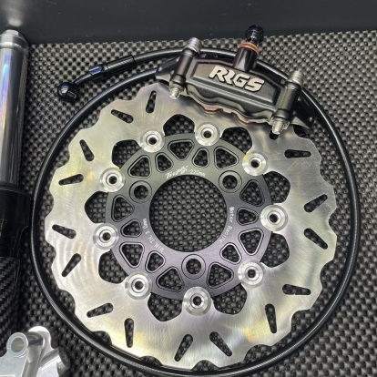 Dio50 disk brake set 220mm with 340mm front forks  - 7