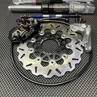 Dio50 disk brake set 220mm with 340mm front forks  - 6