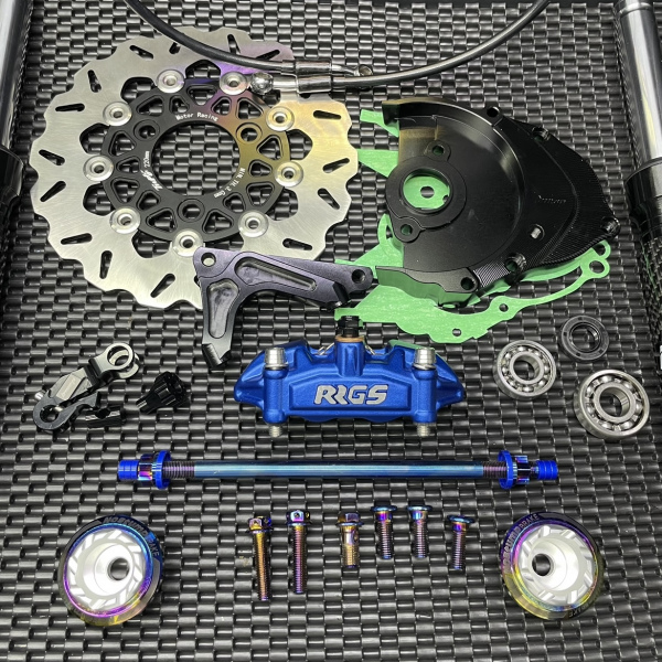 Disk brake kit for Dio50 220mm size  - pictures 3 - rights to use Tunescoot