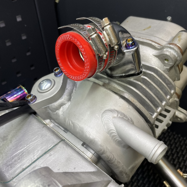 L/c engine kit 182cc for Gy6-125 152qmi short case water cooled with exhaust and water cooling system  - pictures 10 - rights to