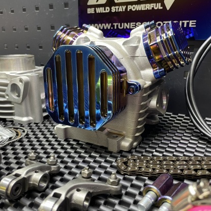 Big bore kit 180cc for Bws125 Cygnus125 Zuma125 cylinder 59mm head Ex19/In21  - pictures 6 - rights to use Tunescoot Big bore kit 180cc for Bws125 Cygnus125 Zuma125 cylinder 59mm head Ex19/In21  - pictures 6 - rights to use Tunescoot