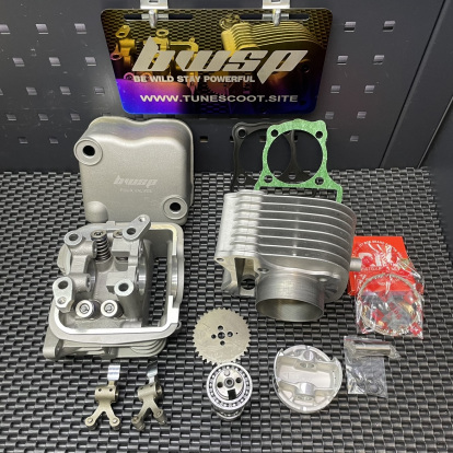 Big bore kit 192cc Address V125 with four valves cylinder head and 66mm piston  - pictures 2 - rights to use Tunescoot Big bore kit 192cc Address V125 with four valves cylinder head and 66mm piston  - pictures 2 - rights to use Tunescoot