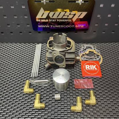 Cylinder kit 56mm for Dio50 Af18 water cooling JISO - pictures 1 - rights to use Tunescoot Cylinder kit 56mm for Dio50 Af18 water cooling JISO - pictures 1 - rights to use Tunescoot