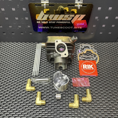 Cylinder kit 56mm for Dio50 Af18 water cooling JISO - pictures 3 - rights to use Tunescoot Cylinder kit 56mm for Dio50 Af18 water cooling JISO - pictures 3 - rights to use Tunescoot