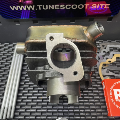 Cylinder kit 56mm for Dio50 Af18 water cooling JISO - pictures 4 - rights to use Tunescoot Cylinder kit 56mm for Dio50 Af18 water cooling JISO - pictures 4 - rights to use Tunescoot
