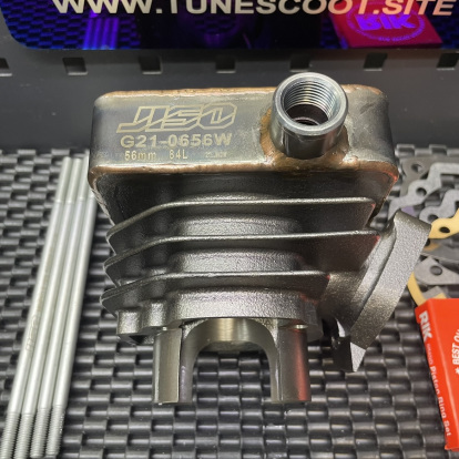 Cylinder kit 56mm for Dio50 Af18 water cooling JISO - pictures 5 - rights to use Tunescoot Cylinder kit 56mm for Dio50 Af18 water cooling JISO - pictures 5 - rights to use Tunescoot