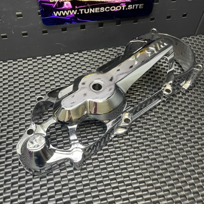 Cvt cover Dio50 chrome color transmission lid Cvt cover Dio50 chrome color transmission lid