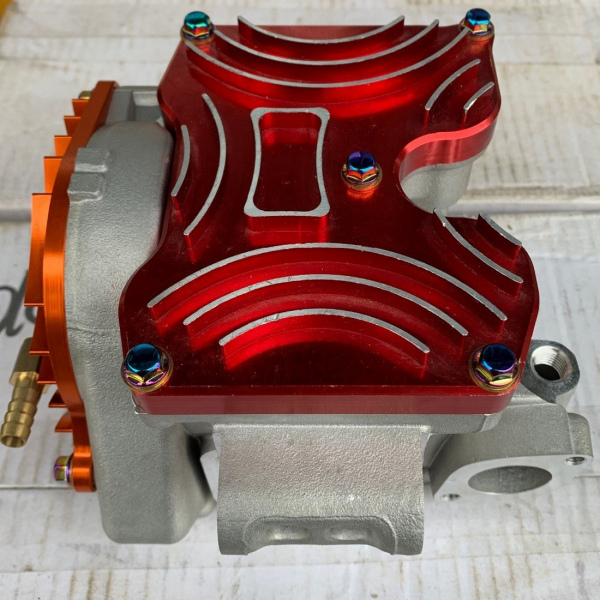 Cylinder head Yamaha Lc135 four valves EX23/IN25 with lids  - pictures 2 - rights to use Tunescoot