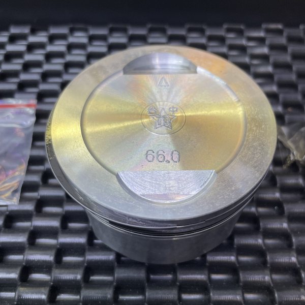 Piston kit 66mm for Address V125 2V two valves  - pictures 3 - rights to use Tunescoot