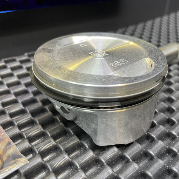 Piston kit 66mm for Address V125 2V two valves  - pictures 4 - rights to use Tunescoot