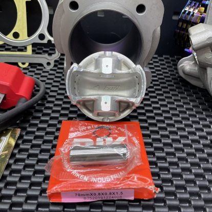 Big bore set 250cc for Cygnus125 with four valves head Ex23/In25 ceramic cylinder 70mm Fjn piston  - pictures 5 - rights to use 