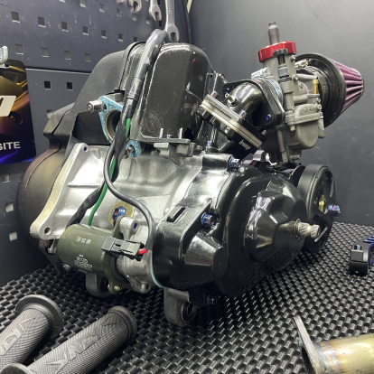 Engine kit 90cc Dio50 Af18 with exhaust system plug and play - pictures 7 - rights to use Tunescoot Engine kit 90cc Dio50 Af18 with exhaust system plug and play - pictures 7 - rights to use Tunescoot