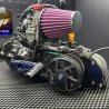 Engine kit 90cc Dio50 Af18 with exhaust system plug and play  - pictures 6 - rights to use Tunescoot