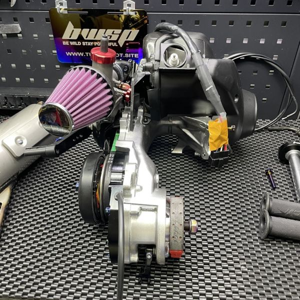 Engine kit 90cc Dio50 Af18 with exhaust system plug and play - pictures 10 - rights to use Tunescoot