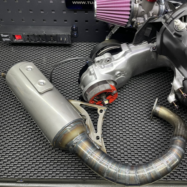 Engine kit 90cc Dio50 Af18 with exhaust system plug and play - pictures 5 - rights to use Tunescoot
