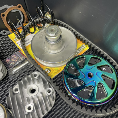 Jog90 3WF 105cc big bore kit with ceramic cylinder 54mm crankshaft 44mm  - pictures 3 - rights to use Tunescoot Jog90 3WF 105cc big bore kit with ceramic cylinder 54mm crankshaft 44mm  - pictures 3 - rights to use Tunescoot