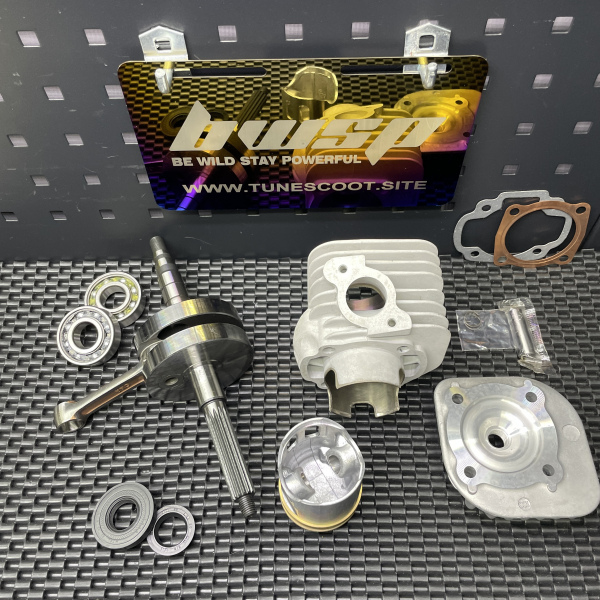PARTACE 100cc Big Bore 54mm Cylinder Head & Piston Kit For Polaris 90 Sportsman 2001-2006 - 2-Stroke