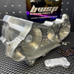 Dio50 132-160cc billet engine case BWSP cnc parts - pictures 1 - rights to use Tunescoot